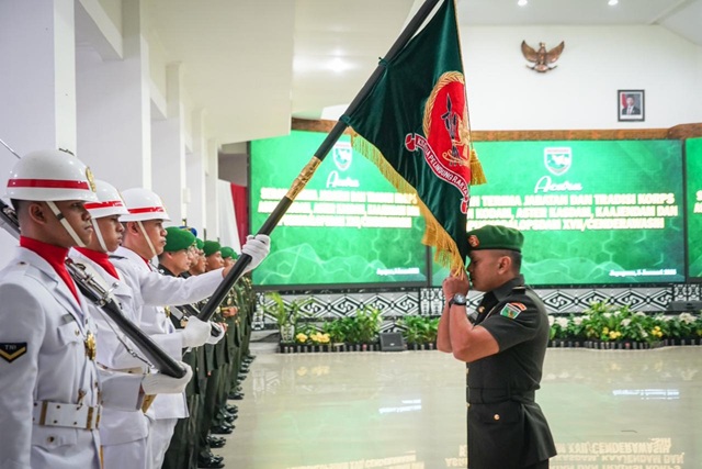 Prosesi Sertijab para pejabat utama di lingkup Kodam XVII Cenderawasih