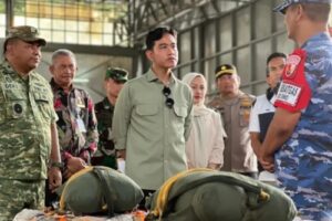 Wakil Peesiden Gibran Rakabuming Raka saat melakukan lawatan ke Papua